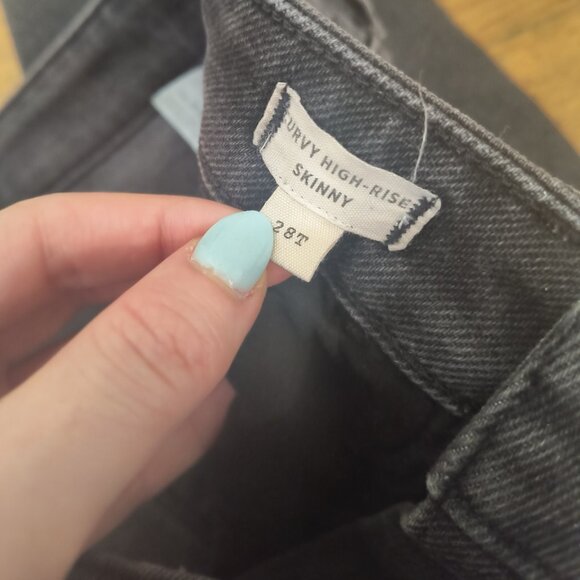 Madewell Curvy High-Rise Skinny Jeans 28T - Picture 2 of 5